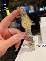 Hot Sale Replica Medieval Longines Watch Yellow  Dial 2-Tone Yellow Gold Strap Women's Watch